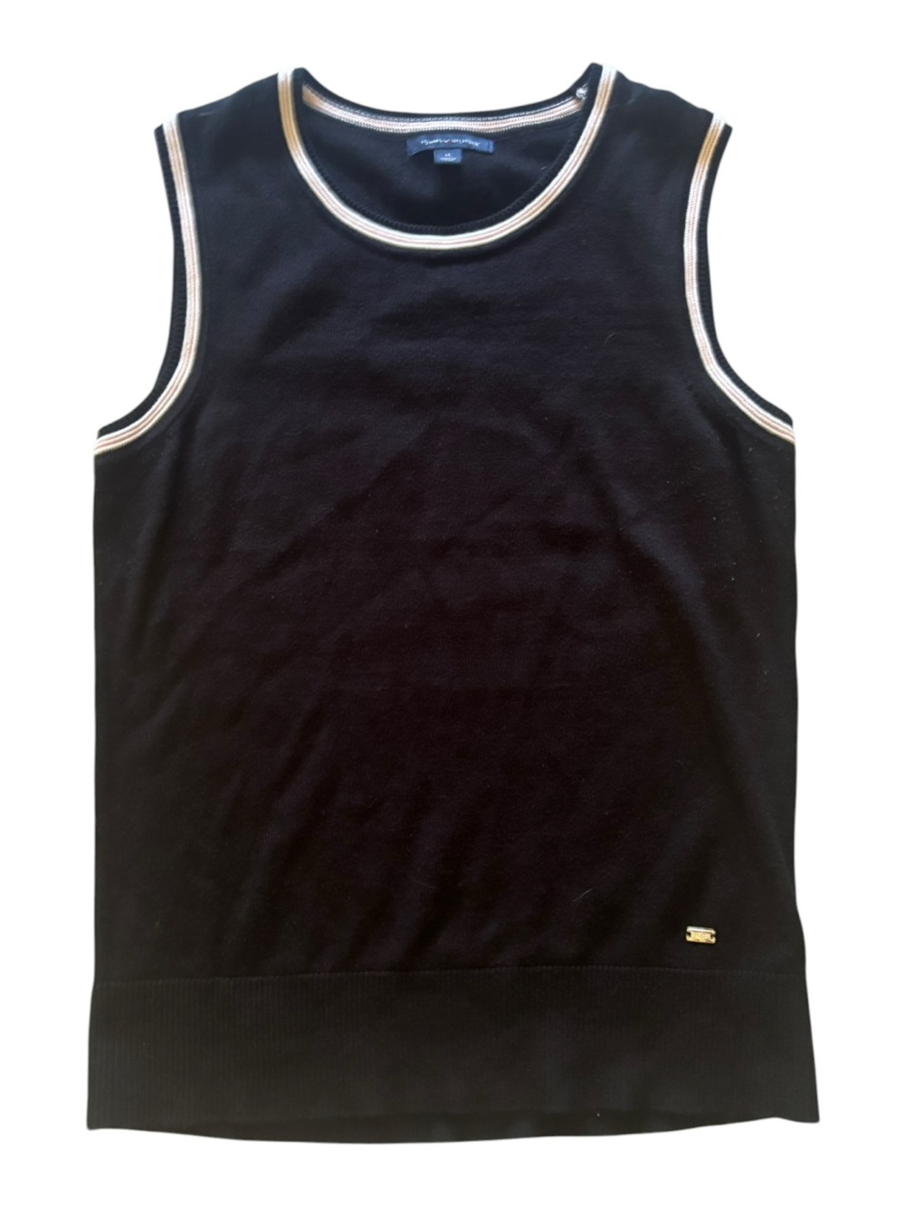 Tommy Hilfiger Black Sweater Vest Size Medium (M)